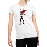 Fashion, accesorii si bijuterii - Femei - Imbracaminte femei - Tricouri si topuri femei - Tricou Femei Persona Mitsuru Kirijo Dancer Music Cosplay, alb,  marime 2XL - Infinity.ro