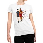 Fashion, accesorii si bijuterii - Femei - Imbracaminte femei - Tricouri si topuri femei - Tricou Femei Slam Dunk Kuroko No Basket Sport Anime, alb,  marime 2XL - Infinity.ro