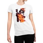 Fashion, accesorii si bijuterii - Femei - Imbracaminte femei - Tricouri si topuri femei - Tricou Femei Twin Star Exorcists Enmadou Dungeon Youkai, alb,  marime 2XL - Infinity.ro