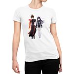 Fashion, accesorii si bijuterii - Femei - Imbracaminte femei - Tricouri si topuri femei - Tricou Femei Twin Star Roblox Brothers Power Incantation, alb,  marime 2XL - Infinity.ro