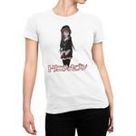 Fashion, accesorii si bijuterii - Femei - Imbracaminte femei - Tricouri si topuri femei - Tricou Femei Trinity Seven Asami Lilith Romance Anime Shounen, alb,  marime 2XL - Infinity.ro