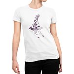 Fashion, accesorii si bijuterii - Femei - Imbracaminte femei - Tricouri si topuri femei - Tricou Femei Terra Formers Kanako Sanjo Otaku Survival Horror, alb,  marime 2XL - Infinity.ro