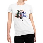 Fashion, accesorii si bijuterii - Femei - Imbracaminte femei - Tricouri si topuri femei - Tricou Femei Trinity Seven Kazama Levi My Hero Academia Alchemy, alb,  marime 2XL - Infinity.ro