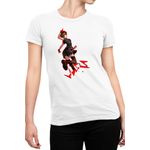 Fashion, accesorii si bijuterii - Femei - Imbracaminte femei - Tricouri si topuri femei - Tricou Femei Persona Niijima Makoto Dancer Anime Tokyo Game, alb,  marime 2XL - Infinity.ro