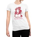 Fashion, accesorii si bijuterii - Femei - Imbracaminte femei - Tricouri si topuri femei - Tricou Femei Terra Formers Kanako Sanjo Space Suit Team, alb,  marime 2XL - Infinity.ro