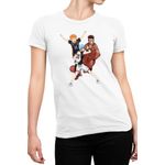 Fashion, accesorii si bijuterii - Femei - Imbracaminte femei - Tricouri si topuri femei - Tricou Femei Slam Dunk Kuroko no Basket Haikyuu Hinata Anime, alb,  marime M - Infinity.ro