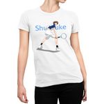 Fashion, accesorii si bijuterii - Femei - Imbracaminte femei - Tricouri si topuri femei - Tricou Femei Prince of Tennis Shuusuke Prodigy Japan Animek, alb,  marime 2XL - Infinity.ro