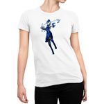 Fashion, accesorii si bijuterii - Femei - Imbracaminte femei - Tricouri si topuri femei - Tricou Femei Persona Shin Megami Tensei Animeeater, alb,  marime 2XL - Infinity.ro