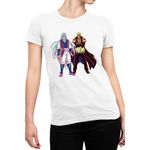Fashion, accesorii si bijuterii - Femei - Imbracaminte femei - Tricouri si topuri femei - Tricou Femei Toriko Jirou Sunny Ashurasaurus Course Anime Meme, alb,  marime 2XL - Infinity.ro