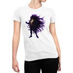 Fashion, accesorii si bijuterii - Femei - Imbracaminte femei - Tricouri si topuri femei - Tricou Femei Toriko Midora Bishokukai Dekkai Anime Kage, alb,  marime 2XL - Infinity.ro