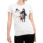 Fashion, accesorii si bijuterii - Femei - Imbracaminte femei - Tricouri si topuri femei - Tricou Femei Twin Star Exorcists Animekage Power, alb,  marime 2XL - Infinity.ro