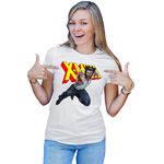 Fashion, accesorii si bijuterii - Femei - Imbracaminte femei - Tricouri si topuri femei - Tricou Femei Wolverine X-Men Claws Jump Animal Fluffy Cosplay Realistic, alb,  marime 2XL - Infinity.ro