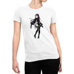 Fashion, accesorii si bijuterii - Femei - Imbracaminte femei - Tricouri si topuri femei - Tricou Femei Twin Star Exorcists Mangaka Sukeno Yoshiaki, alb,  marime 2XL - Infinity.ro