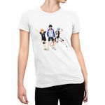 Fashion, accesorii si bijuterii - Femei - Imbracaminte femei - Tricouri si topuri femei - Tricou Femei Prince of Tennis Ryouma Lego Kuroko Haikyuu, alb,  marime 2XL - Infinity.ro