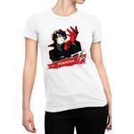 Fashion, accesorii si bijuterii - Femei - Imbracaminte femei - Tricouri si topuri femei - Tricou Femei Persona Joker Akira Kurusu Funimation Game Fantasy, alb,  marime 2XL - Infinity.ro