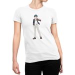Fashion, accesorii si bijuterii - Femei - Imbracaminte femei - Tricouri si topuri femei - Tricou Femei Trinity Seven Arata Kasuga Anime, alb,  marime 2XL - Infinity.ro
