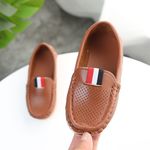 Fashion, accesorii si bijuterii - Copii - Incaltaminte copii - Pantofi copii - Mocasini SuperBebeShop, Model Pirates, Piele ecologica, Baieti, Fara inchidere, Maro, 29 - Infinity.ro