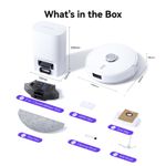 Electronice si Electrocasnice - Ingrijirea locuintei - Aspiratoare - Robot de aspirare Narwal Freo S CP-ZD-A00198-00-00, 8000 Pa, baterie 3200mAh, Narwal APP Freo Advice, Alb - Infinity.ro
