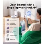 Electronice si Electrocasnice - Ingrijirea locuintei - Aspiratoare - Robot de aspirare Narwal Freo S CP-ZD-A00198-00-00, 8000 Pa, baterie 3200mAh, Narwal APP Freo Advice, Alb - Infinity.ro