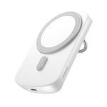 Laptop, Telefoane si Tablete - Telefoane mobile si accesorii - Accesorii Telefoane - Baterii externe - Acumulator extern wireless Joyroom, Ring holder, 6000mAh, 20W, 1xUSB-C, PD, Alb - Infinity.ro