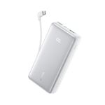 Laptop, Telefoane si Tablete - Telefoane mobile si accesorii - Accesorii Telefoane - Baterii externe - Baterie externa Anker Zolo 10.000 mAh, 22.5W, cablu USB-C inclus, USB-C, USB-A, Alb - Infinity.ro