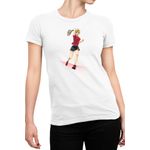 Fashion, accesorii si bijuterii - Femei - Imbracaminte femei - Tricouri si topuri femei - Tricou Femei Prince of Tenis Anime Girl Sports Anime Kage, alb,  marime 2XL - Infinity.ro
