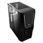 PC, gaming si accesorii - Componente PC - Componente - Carcase PC si server - Carcasa nJoy Fort, Middle Tower, ATX, fara sursa, Black - Infinity.ro