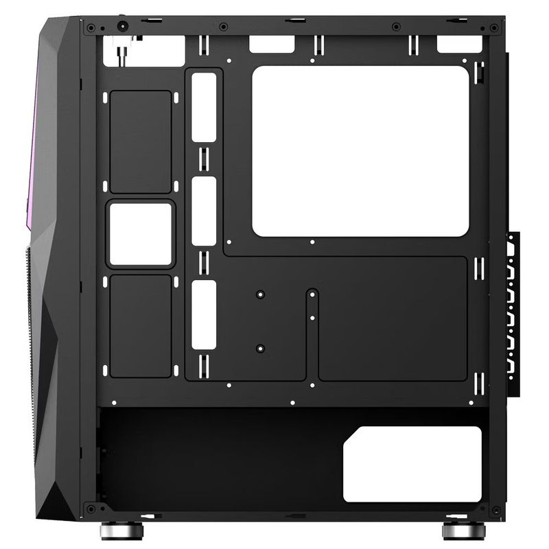 PC, gaming si accesorii - Componente PC - Componente - Carcase PC si server - Carcasa nJoy Fort, Middle Tower, ATX, fara sursa, Black - Infinity.ro