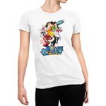 Fashion, accesorii si bijuterii - Femei - Imbracaminte femei - Tricouri si topuri femei - Tricou Femei Seven Deadly Sins Top Anime Melodias Diane King, alb,  marime L - Infinity.ro