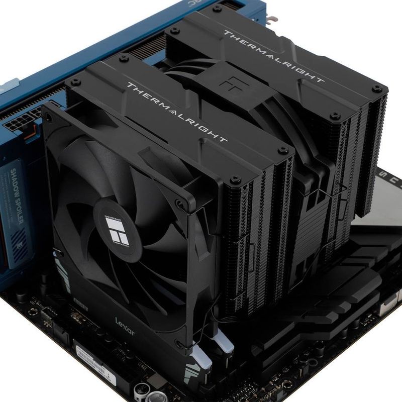 PC, gaming si accesorii - Componente PC - Coolere si Ventilatoare PC - Coolere Procesor - Cooler Procesor, Thermalright Peerless Assassin 140 Black, Dual-Tower, LGA1851/ LGA1700/ AM5, Cooler CPU - Infinity.ro