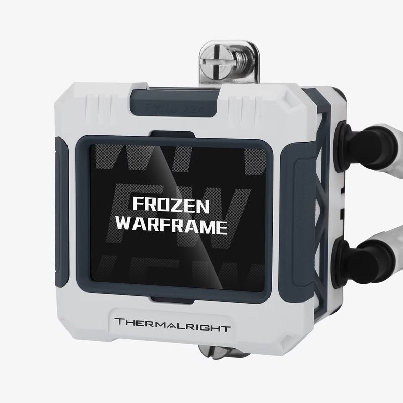 PC, gaming si accesorii - Componente PC - Coolere si Ventilatoare PC - Coolere Procesor - Cooler Thermalright „Frozen Warframe 360 White Argb„ racire cu lichid, 3 x 120mm, 2000 rpm, ARGB, alb - Infinity.ro