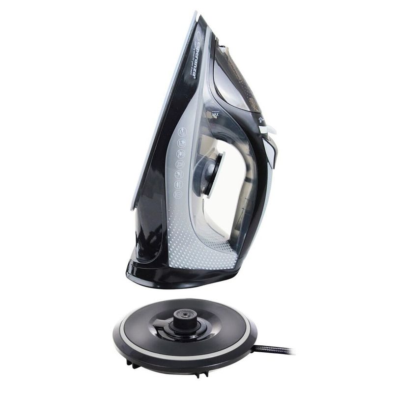 Electronice si Electrocasnice - Ingrijirea tesaturilor - Fiare de calcat - Fier de calcat cu abur Esperanza, 2600 W, talpa ceramica, gri/negru, rezervor 0.3 l - Infinity.ro