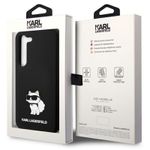 Laptop, Telefoane si Tablete - Telefoane mobile si accesorii - Accesorii Telefoane - Huse telefoane - Husa de protectie Karl Lagerfeld Liquid Silicone Choupette NFT pentru Samsung Galaxy S23, Negru - Infinity.ro