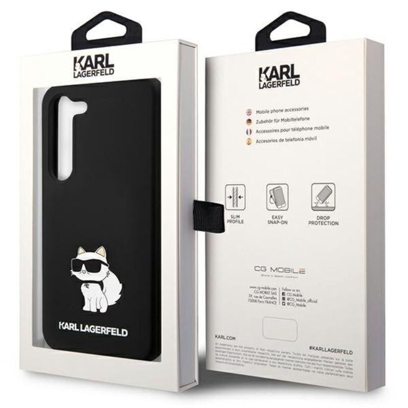 Laptop, Telefoane si Tablete - Telefoane mobile si accesorii - Accesorii Telefoane - Huse telefoane - Husa de protectie Karl Lagerfeld Liquid Silicone Choupette NFT pentru Samsung Galaxy S23, Negru - Infinity.ro