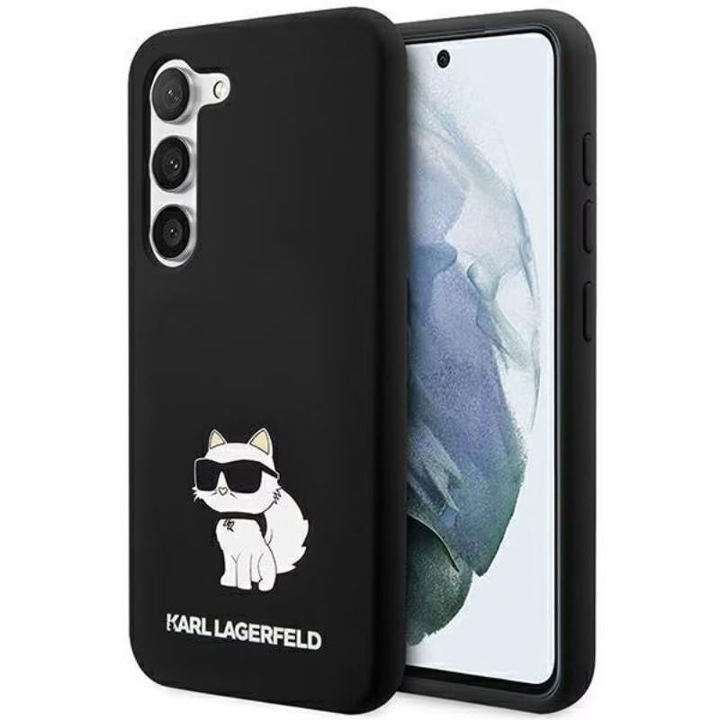 Laptop, Telefoane si Tablete - Telefoane mobile si accesorii - Accesorii Telefoane - Huse telefoane - Husa de protectie Karl Lagerfeld Liquid Silicone Choupette NFT pentru Samsung Galaxy S23, Negru - Infinity.ro