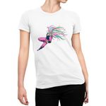 Fashion, accesorii si bijuterii - Femei - Imbracaminte femei - Tricouri si topuri femei - Tricou Femei Toriko Sunny Gourmet Hunter Shounen Karate, alb,  marime L - Infinity.ro