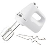 Electronice si Electrocasnice - Electrocasnice bucatarie - Mixere, tocatoare & roboti de bucatarie - Mixere - Mixer de mana Heinner White Blossom HM-250WHSL, 250W, 6 viteze + Turbo, Alb - Infinity.ro