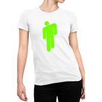 Fashion, accesorii si bijuterii - Femei - Imbracaminte femei - Tricouri si topuri femei - Tricou Femei Billie Eilish Logomark Artist Gore Gothic Modern, alb,  marime 2XL - Infinity.ro