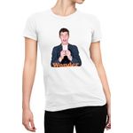 Fashion, accesorii si bijuterii - Femei - Imbracaminte femei - Tricouri si topuri femei - Tricou Femei Shawn Mendes Wonder Last Album Smile Always, alb,  marime 2XL - Infinity.ro