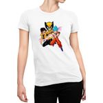 Fashion, accesorii si bijuterii - Femei - Imbracaminte femei - Tricouri si topuri femei - Tricou Femei X-men Goku Strong Men Avangers Marvel Anime, alb,  marime 2XL - Infinity.ro