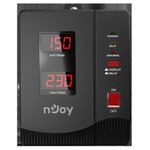 PC, gaming si accesorii - UPS-uri - Stabilizatoare de tensiune - Stabilizator de tensiune nJoy Alvis 2000, 2000VA/1200W, LCD Display - Infinity.ro