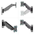 TV, Audio-Video si Foto - Accesorii TV si audio - Suporturi TV - Suport TV Mobil ONKRON G120-B, reglabil, 13-34 inch, Negru - Infinity.ro