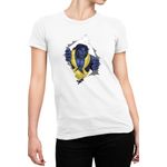 Fashion, accesorii si bijuterii - Femei - Imbracaminte femei - Tricouri si topuri femei - Tricou Femei X-men Monster Rip Powerfull Super Hero Cartoons, alb,  marime 2XL - Infinity.ro
