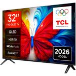 TV, Audio-Video si Foto - Televizoare - Televizor TCL QLED 32S5L, 80 cm, Smart Android TV, Full HD, Clasa F (Model 2026) - Infinity.ro