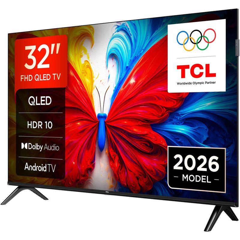 TV, Audio-Video si Foto - Televizoare - Televizor TCL QLED 32S5L, 80 cm, Smart Android TV, Full HD, Clasa F (Model 2026) - Infinity.ro
