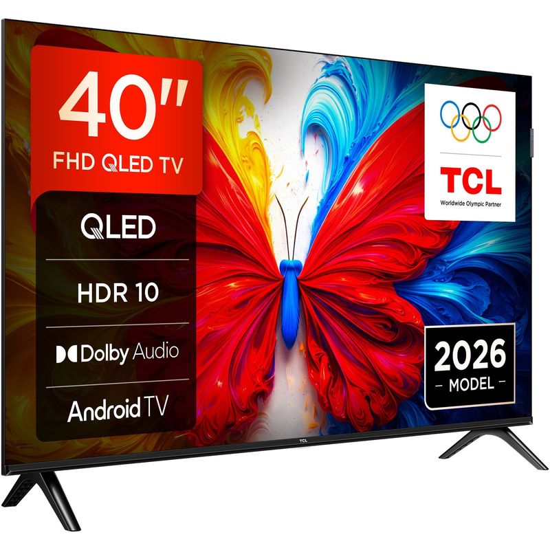 TV, Audio-Video si Foto - Televizoare - Televizor TCL QLED 40S5L, 100 cm, Smart Android TV, Full HD, Clasa F (Model 2026) - Infinity.ro