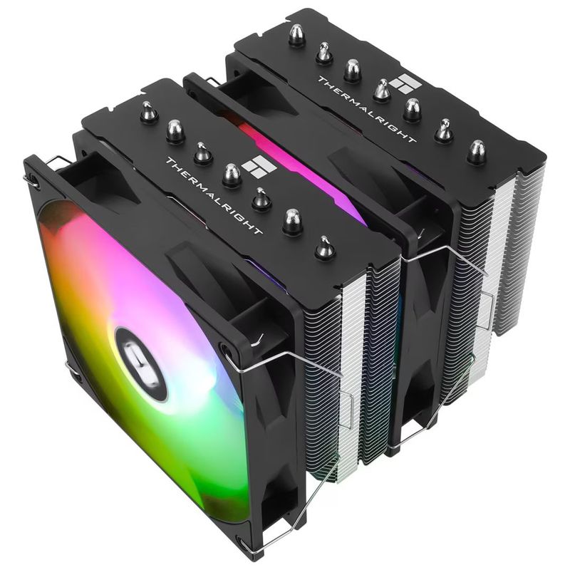 PC, gaming si accesorii - Componente PC - Coolere si Ventilatoare PC - Ventilatoare PC - Cooler CPU Thermalright, 1500rpm, 25,6dBA, RGB, 120 mm - Infinity.ro