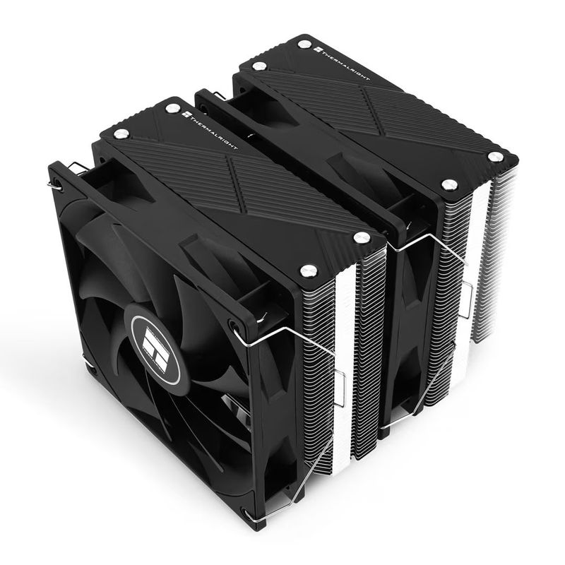 PC, gaming si accesorii - Componente PC - Coolere si Ventilatoare PC - Ventilatoare PC - Ventilator PC, Thermalright, Phantom Spirit 120, Negru/Argintiu - Infinity.ro