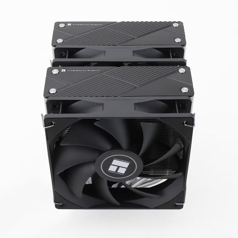 PC, gaming si accesorii - Componente PC - Coolere si Ventilatoare PC - Ventilatoare PC - Ventilator PC, Thermalright, Phantom Spirit 120, Negru/Argintiu - Infinity.ro