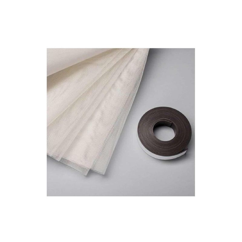 Casa si Gradina - Constructii - Ferestre si accesorii - Accesorii ferestre - Plasa de Tantari Usa Cu Banda Magnetica Stabila Alba 180x150cm (DB37L92BM) - Infinity.ro
